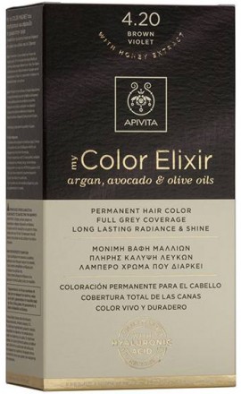 Apivita My Color Elixir 4.20 Καστανό Βιολετί