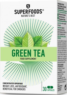 Superfoods Πράσινο Τσάι, 30 Κάψουλες