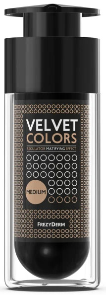 Frezyderm Velvet Colors Medium Ματ Make up Ανάλαφρης Υφής Μεσαίος Τόνος, 30ml
