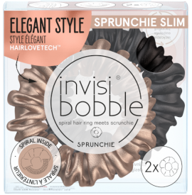 Invisibobble Sprunchie Slim True Golden, 2 Tεμάχια