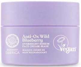 Natura Siberica Anti-Ox Wild Blueberry Overnight Face Cream Mask, 50ml