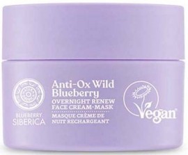 Natura Siberica Anti-Ox Wild Blueberry Overnight Face Cream Mask, 50ml
