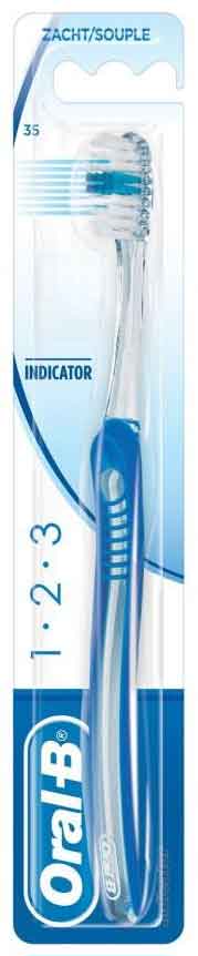 Oral- B 123 Indicator 35 Medium, 1 Τεμάχιο
