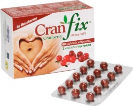 Uni-pharma Cranfix, 60 Μαλακές Κάψουλες