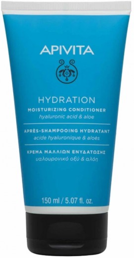 Apivita Moisturising Conditioner Με Υαλουρονικό Οξύ & Αλόη, 250ml