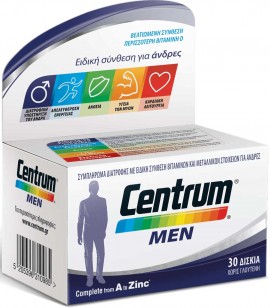 Centrum Men, 30 Ταμπλέτες