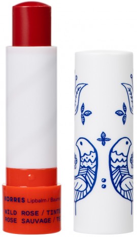 Korres Lip Balm Άγριο Τριαντάφυλλο Με Χρώμα,, 4.5g