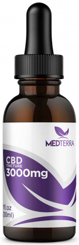 Medterra CBD Tincure 3000mg, 30ml