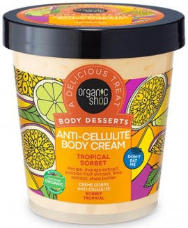 Natura Siberica Organic Shop Body Desserts Tropical Sorbet Cream, 450ml