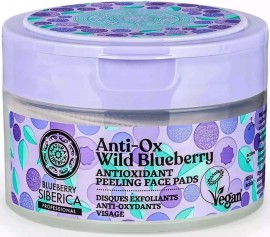 Natura Siberica Anti-Ox Wild Blueberry Peeling Pads, 20Tεμάχια