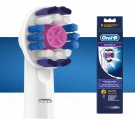 Oral-B 3D White, 2 Τεμάχια