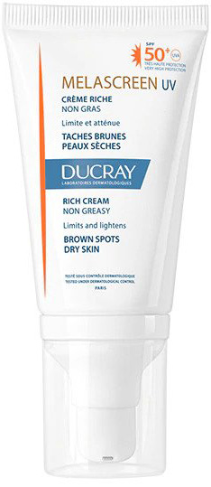 Ducray Melascreen UV SPF50+ Πλούσιας Υφής, 40ml