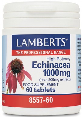 Lamberts Echinacea 1000mg, 60 Tαμπλέτες