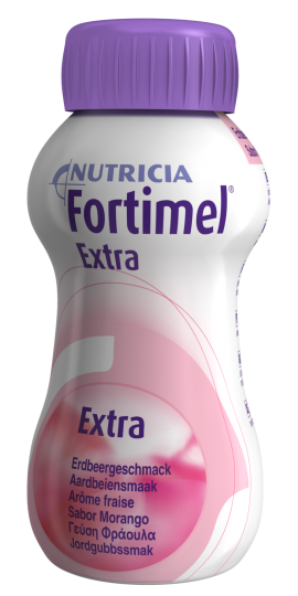 Nutricia Fortimel Extra Φράουλα, 4x 200ml