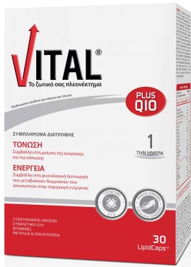 Vital Plus Q10, 30 Κάψουλες