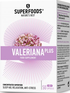 Superfoods Βαλεριάνα, 50 Κάψουλες
