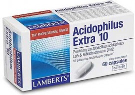 Lamberts Acidophilus Extra 10, 60 Κάψουλες