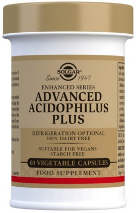 Solgar Advanced Acidophilus Plus, 60 Κάψουλες