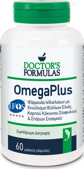 Doctors Formulas Omegaplus, 60 Κάψουλες