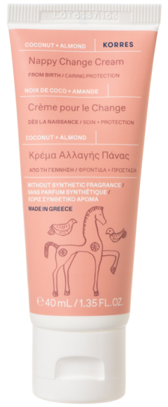 Korres Κρέμα Αλλαγής Πάνας Καρύδα & Αμύγδαλο, 40ml