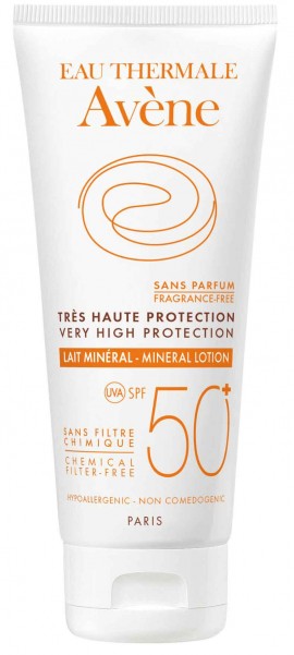 Avene Lait Mineral SPF50+, 100ml