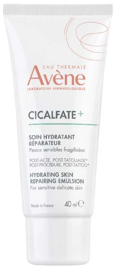 Avene Cicalfate+ Hydrating Skin Repairing Emulsion Post Tattoo, 40ml