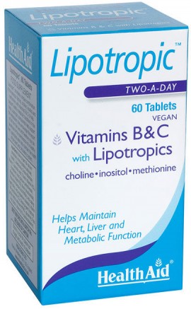 Health Aid Lipotropics with Vitamins B & C, 60 Ταμπλέτες