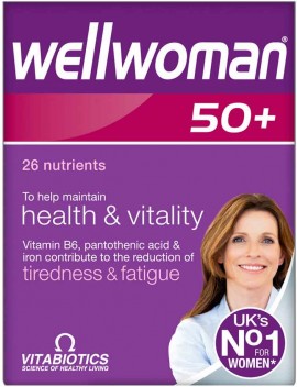 Vitabiotics Wellwoman 50+, 30 Ταμπλέτες