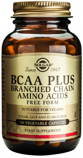 Solgar BCAA Plus, 50 Κάψουλες