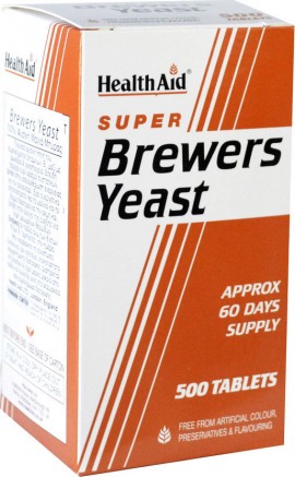 Health Aid Brewers Yeast, 500 Ταμπλέτες